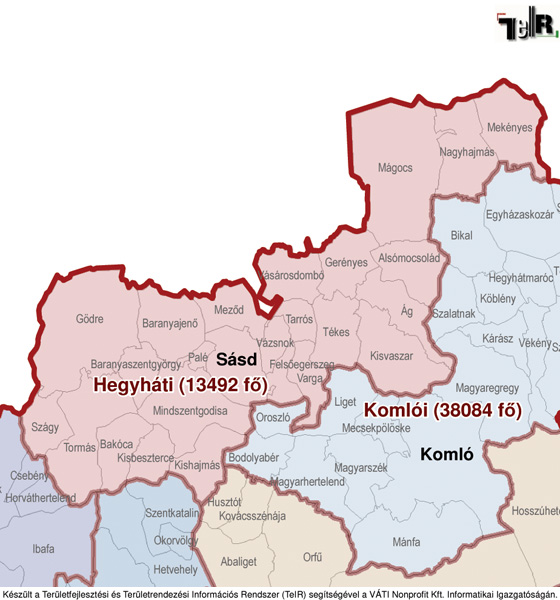 magyarország térkép bikal Sásd a járás térképen   Sásd a Hegyháti járáshoz tartozik   Sásd  magyarország térkép bikal