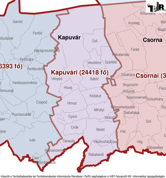 magyarország térkép kapuvár Kapuvár a járás térképen   Kapuvár a Kapuvári járáshoz tartozik  magyarország térkép kapuvár
